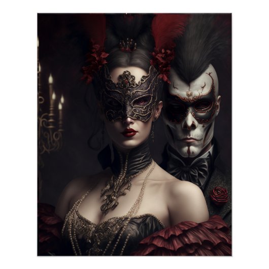Ball Masquerade. Perfect Poster (Voorkant)
