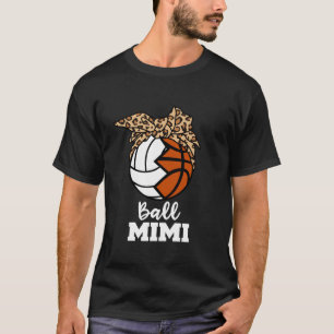 Ball Mimi Grappig Volleybal Basketbal Mimi T-shirt