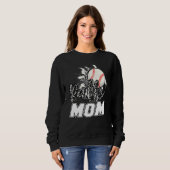 Ball Mom Cheetah Baseball Softball Mama Women Moth Trui (Voorkant volledig)