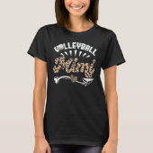 Ball Mom Mother's Day  Volleyball Mimi Leopard T-shirt (Voorkant)