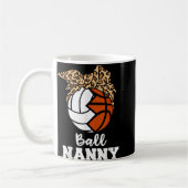 Ball Nanny Grappig Volleybal Basketbal Nanny Koffiemok (Links)