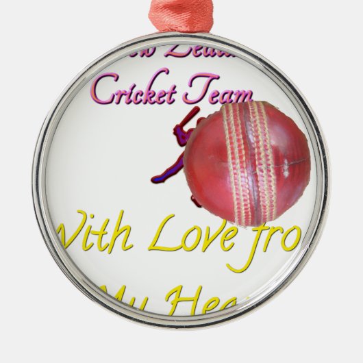 Ball NEWZEALAND Metalen Ornament (Voorkant)