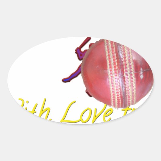 Ball NEWZEALAND Ovale Sticker (Voorkant)