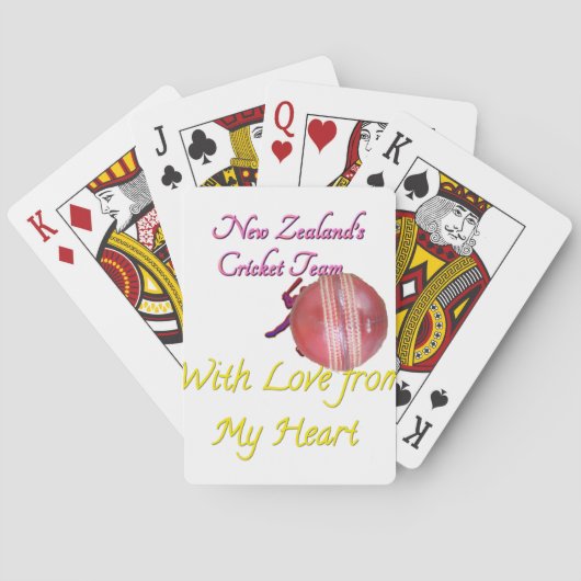 Ball NEWZEALAND Pokerkaarten (Achterkant)