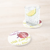 Ball NEWZEALAND Zandsteen Onderzetter (Zijkant)