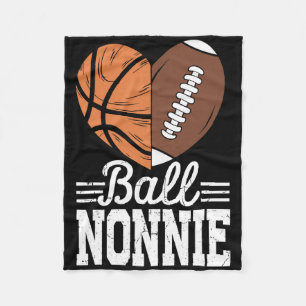 Ball Nonnie Basketbal Football Speler Sport Lover Fleece Deken