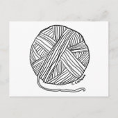 Ball o' Yarn Briefkaart (Voorkant)