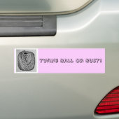 Ball of Bust Bumpersticker (Op auto)