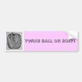 Ball of Bust Bumpersticker (Voorkant)