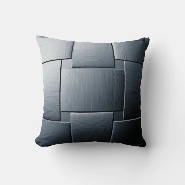 "Ball of Steel" aangepaste kussen gooien (Voorkant)