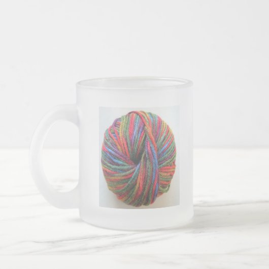 Ball of Yarn Matglas Koffiemok (Links)
