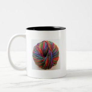 Ball of Yarn Tweekleurige Koffiemok