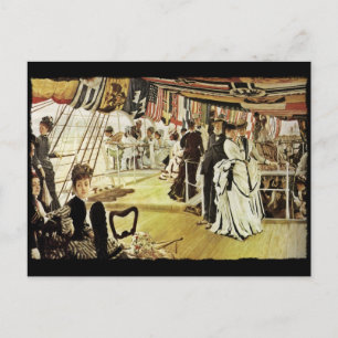 Ball on Shipboard Briefkaart