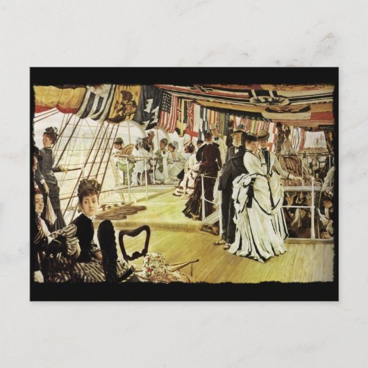 Ball on Shipboard Briefkaart (Voorkant)