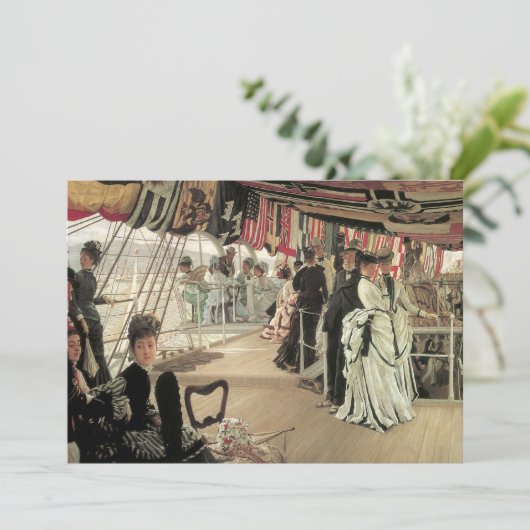Ball on Shipboard van James Tissot, Victoriaans ku (Staand voorkant)