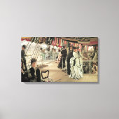 Ball on Shipboard van James Tissot, Victoriaans ku Canvas Afdruk (Voorkant)