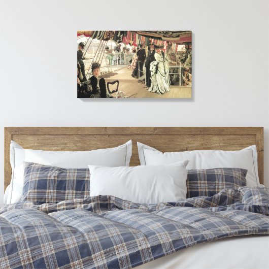 Ball on Shipboard van James Tissot, Victoriaans ku Canvas Afdruk (Insitu (Slaapkamer))