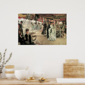 Ball on Shipboard van James Tissot, Victoriaans ku Poster (Keuken)