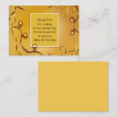 Ball Ornament Bedankt Card Notitiekaartje (Voorkant / Achterkant)