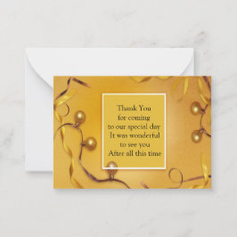 Ball Ornament Bedankt Card Notitiekaartje