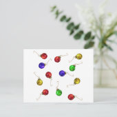 Ball Ornaments Briefkaart (Staand voorkant)
