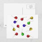 Ball Ornaments Briefkaart (Voorkant / Achterkant)