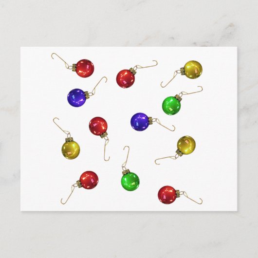 Ball Ornaments Briefkaart (Voorkant)