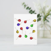 Ball Ornaments Briefkaart (Staand voorkant)