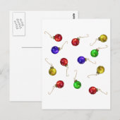 Ball Ornaments Briefkaart (Voorkant / Achterkant)