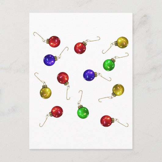 Ball Ornaments Briefkaart (Voorkant)