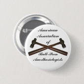 Ball-Peen Anesthesiologen Pin Ronde Button 5,7 Cm (Voorkant /achterkant)
