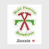 Ball Peens Boston Sticker (Vel)