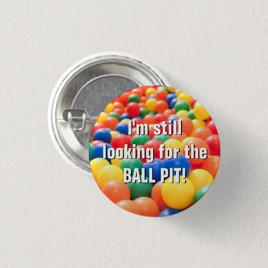 Ball Pit Button (Voorkant /achterkant)