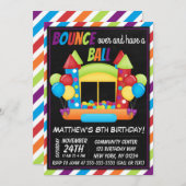 Ball Pit Fun Party Uitnodiging Kinderen Verjaardag (Voorkant / Achterkant)