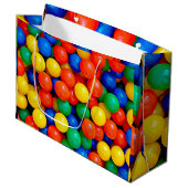 Ball Pit Thed Birthday Bag Groot Cadeauzakje (Voorkant Gekanteld)