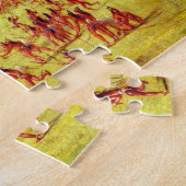 Ball Play of the Choctaw Ball Up George Catlin Legpuzzel (Zijkant)