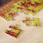 Ball Play of the Choctaw Ball Up George Catlin Legpuzzel (Zijkant)