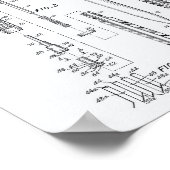 Ball Point Pen 1966 Patent Art White Paper Poster (Hoek)