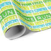 Ball-poorten afspelen cadeaupapier (Rol Hoek)