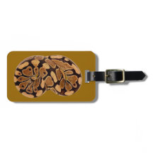 Ball Python Bagagelabel