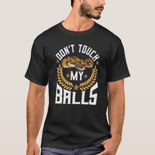 Ball Python Herpetologist Pun For A Banana Snake T-shirt (Voorkant)