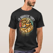 Ball Python Herpetologist Pun For A Banana Snake   T-shirt (Voorkant)