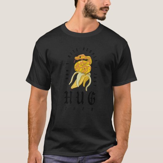 Ball Python Herpetoloog Snake Owner Banana Royal T-shirt (Voorkant)