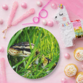 ball python in gras.png papieren bordje (Feest)