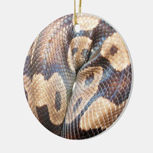 Ball Python Keramisch Ornament (Links)