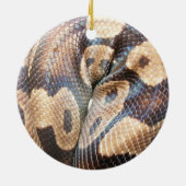 Ball Python Keramisch Ornament (Achterkant)