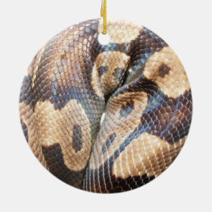 Ball Python Keramisch Ornament