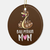 Ball Python Ma Snake Ball Python Keramisch Ornament (Links)
