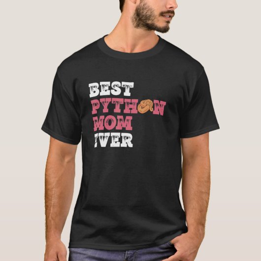 Ball Python Moeder Voor Banana Ball Python Eigenaa T-shirt (Voorkant)