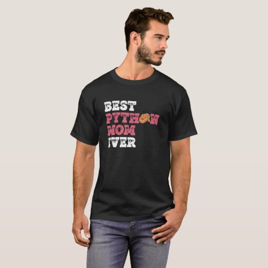 Ball Python Moeder Voor Banana Ball Python Eigenaa T-shirt (Voorkant volledig)